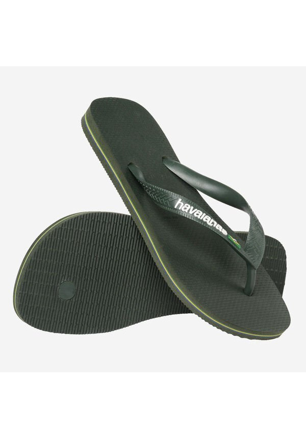 BRASIL LOGO VERDE OLIVE HAVAIANAS
