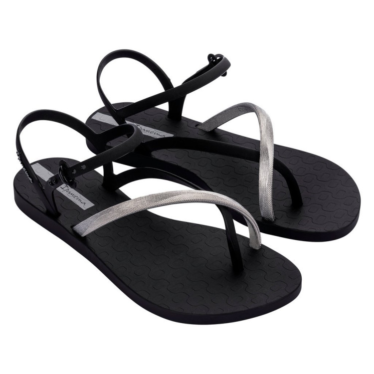 IPANEMA 83782 ELEGANT SANDAL FEM BN808 BLACK SILVER 