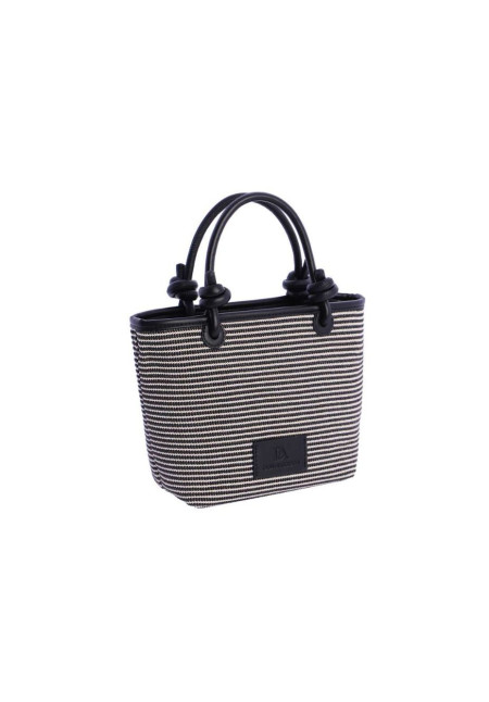 7815001 BOLSO MANO NEGRO DON ALGODON