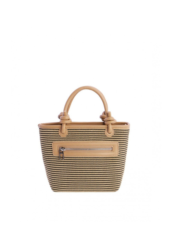 7815012 BOLSO MANO CAMEL DON ALGODON
