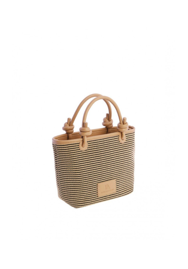 7815012 BOLSO MANO CAMEL DON ALGODON