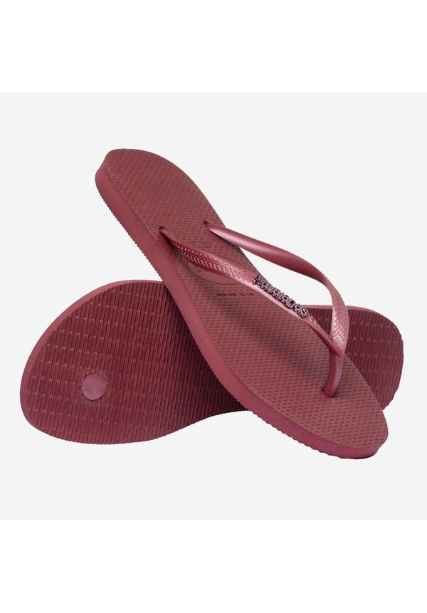 SLIM LOGO METALLIC AMARANTO HAVAIANAS
