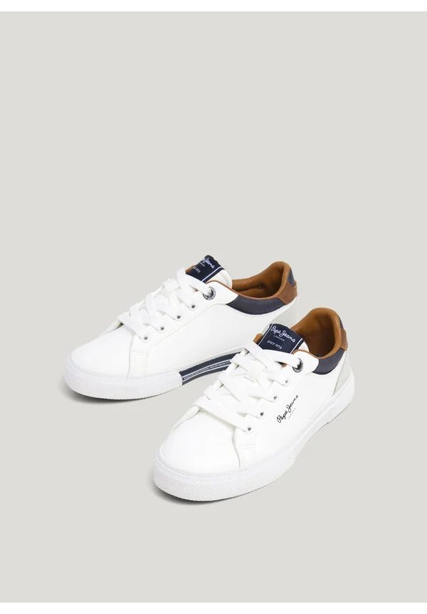 KENTON COURT WHITE 800 PEPE JEANS LONDON