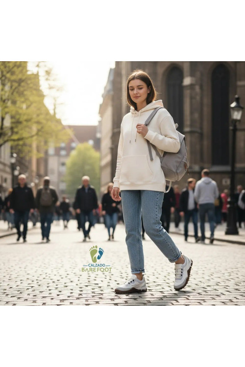 ENZO WHITE COQUEFLEX BAREFOOT 