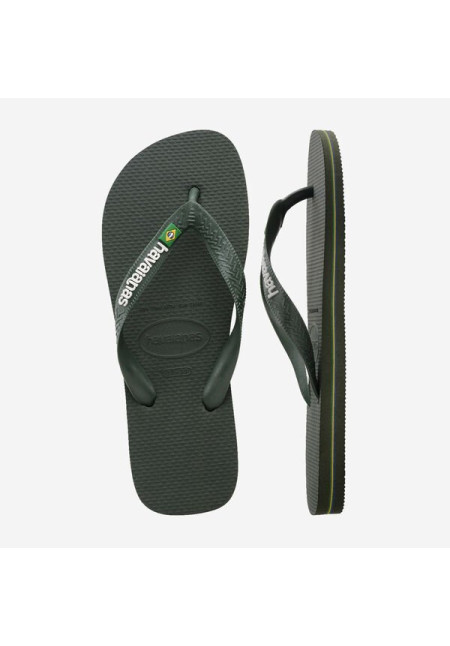 BRASIL LOGO VERDE OLIVE HAVAIANAS