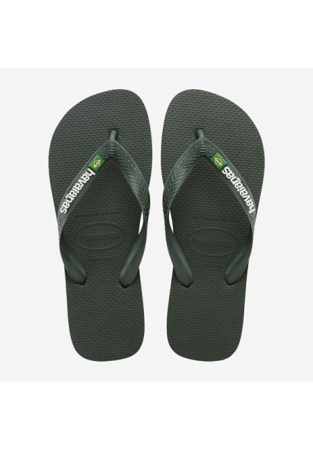 BRASIL LOGO VERDE OLIVE HAVAIANAS