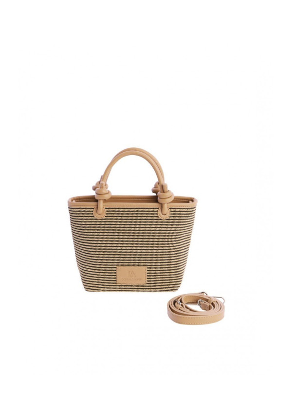 7815012 BOLSO MANO CAMEL DON ALGODON