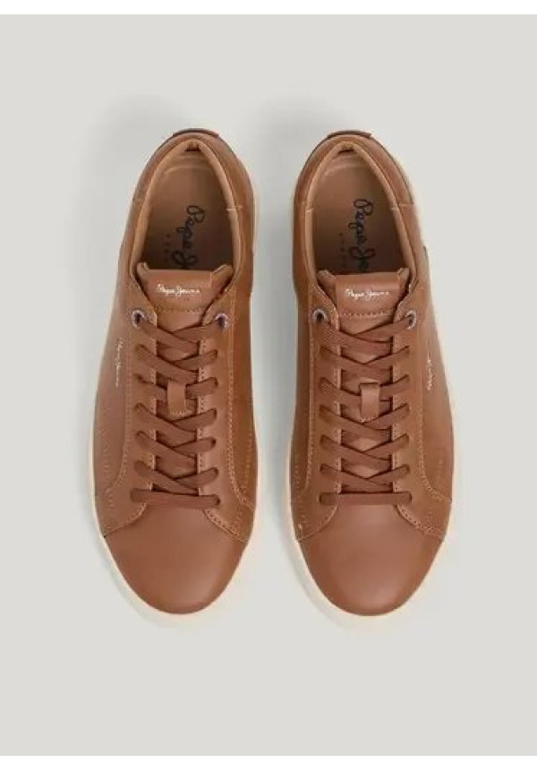JOE BASIC 869 TAN BROWN PEPE JEANS LONDON