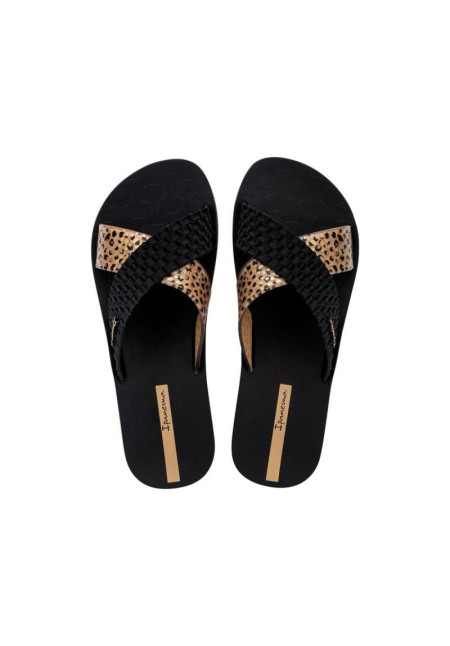 IPANEMA 27214 SENSE SLIDE FEM BP205 BLACK BEIGE