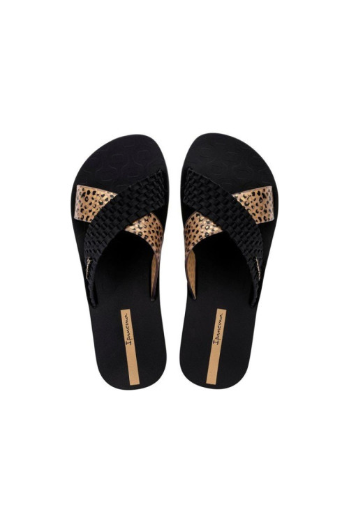 IPANEMA 27214 SENSE SLIDE FEM BP205 BLACK BEIGE