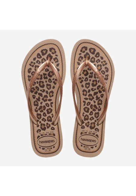 SLIM ANIMALS ROSE GOLD HAVAIANAS