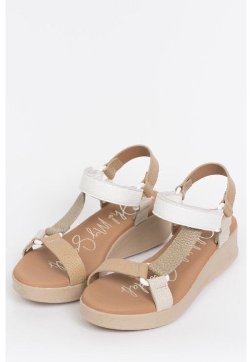 OH! MY SANDALS 5186 DOLUX BEIG COMBI