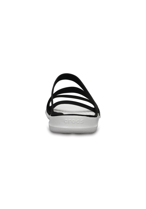 CROCS 203998 SWIFTWATER SANDAL W  BLACK/WHITE